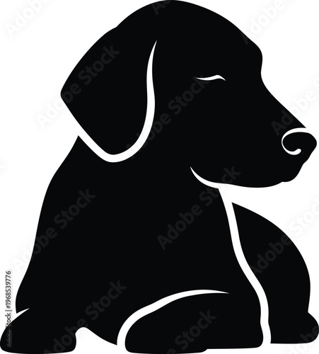 Dog Silhouette Vector