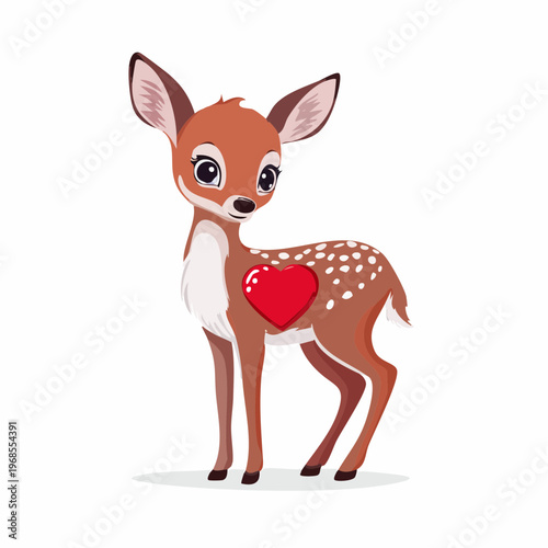 Rehkitz mit Herz – Liebe & Familie