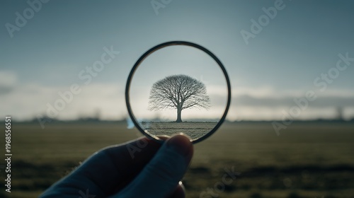 Through the Lens of Observation: A Tree in the Distance