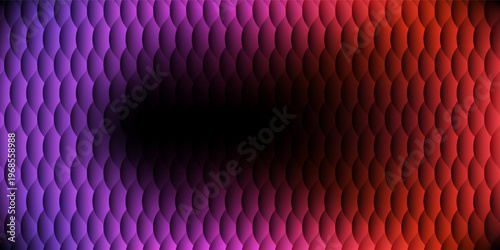 Abstract Glassy Purple and Blue Gradient Light on Dark Background