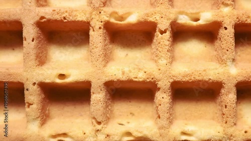 Belgian waffles texture. food background top view