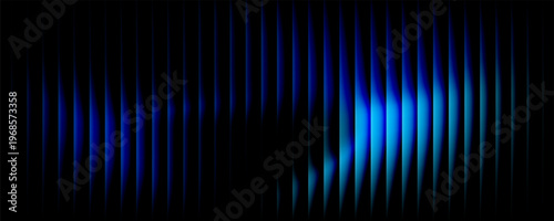 A modern abstract background featuring smooth vertical light lines with deep blue and cyan gradient tones. The glowing color transitions create a clean futuristic look suitable for website banners,