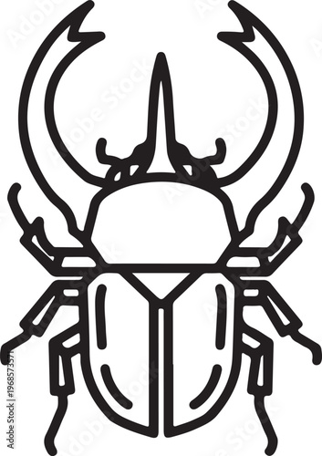 black silhouette of insect