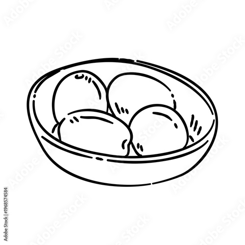 a little bowl of olives