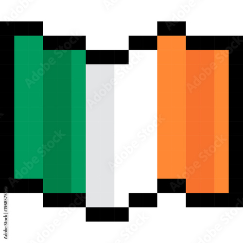 Ireland flag pixel