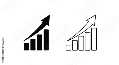Growth Trends: Boost Business Success with Data-Driven Strategies Vector