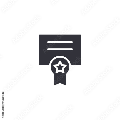 Professional insurance certificate icon representing official coverage approval, policy validation, and trusted financial protection document.