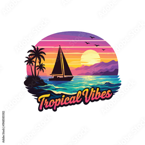 Catch the wave, surfer with surfboard