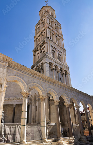 Cathedral of Saint Domnius in Split, Dalmatia, late summer