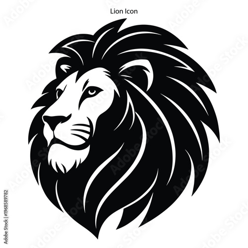 lion head vector