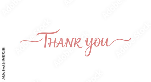 A handwritten thank you note in red.