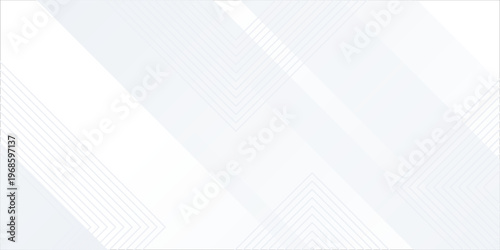 White Grey Silver Box Rectangle Abstract Background Vector Presentation Design