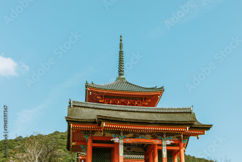 The most beautiful viewpoint of Kiyomizu Dera temple