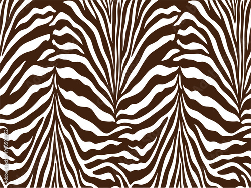 Zebra Skin Seamless Pattern Background for Fashion and Textile Design