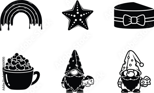 Epic Cheese Day Icons Set