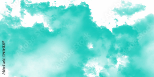 Abstract Watercolor blue grunge background painting. Beautiful stylist modern blue texture background. Gothic white Cloud Texture with Dense Blue Smoke Elements. Wide banner.