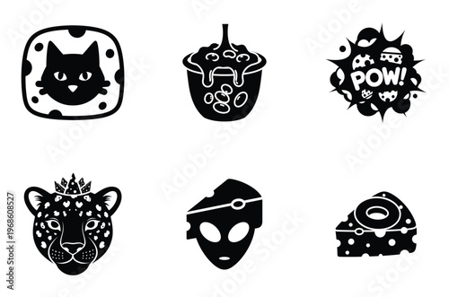 Cheese Day Wild Icons Pack