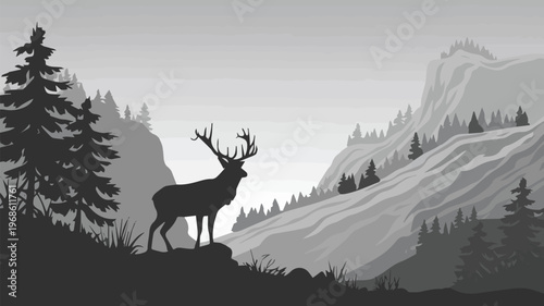 deer in the forest