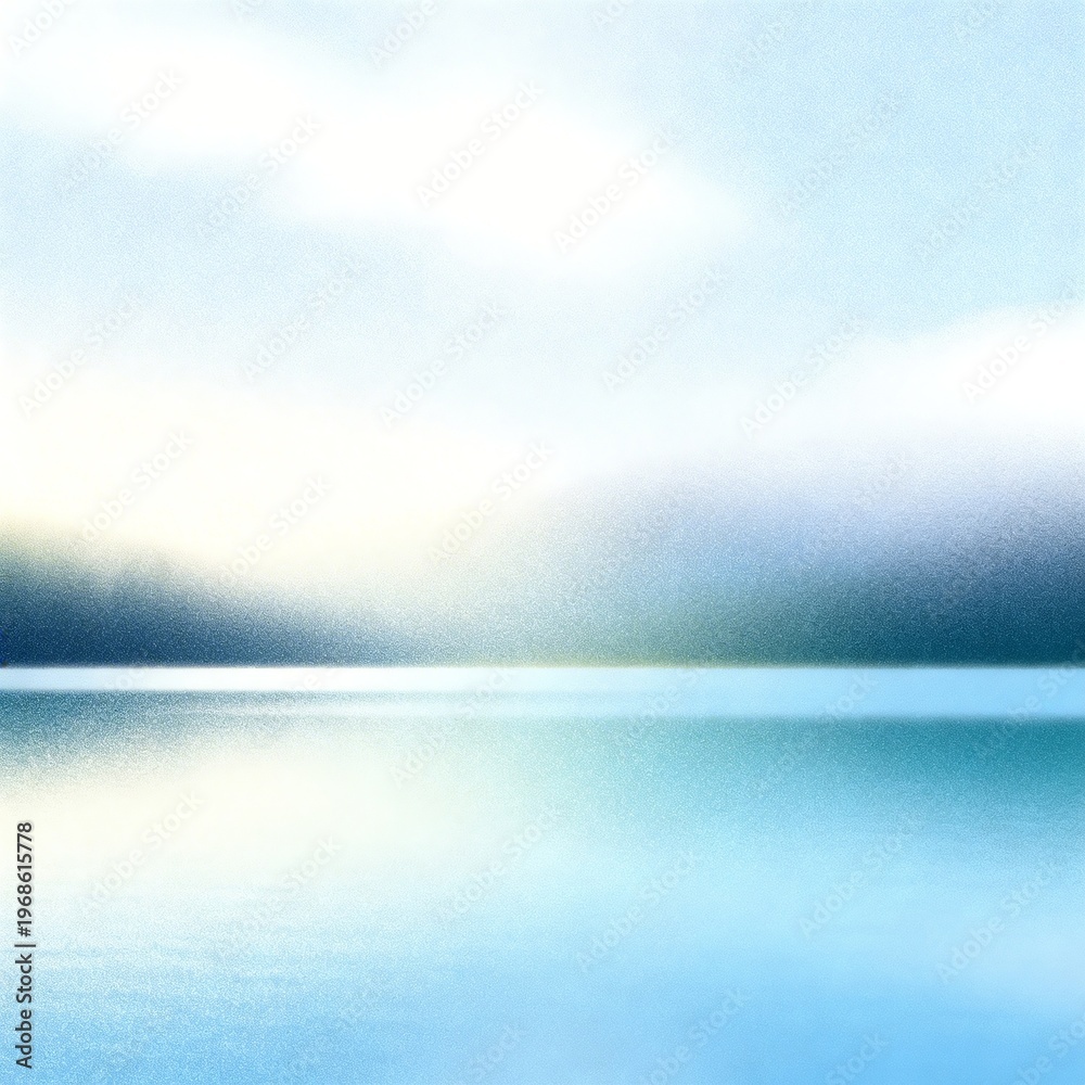 Fototapeta premium Serene Abstract Landscape with Calm Water and Sky