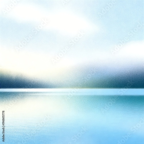 Serene Abstract Landscape with Calm Water and Sky
