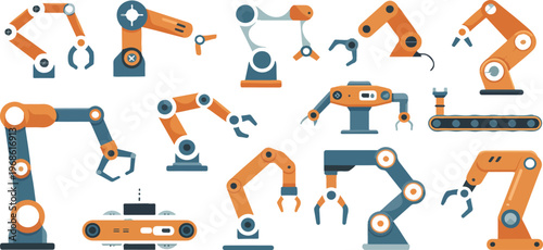 Detective office vector set with investigator workplace elements, police department interior, desk and evidence clue board cartoon collection