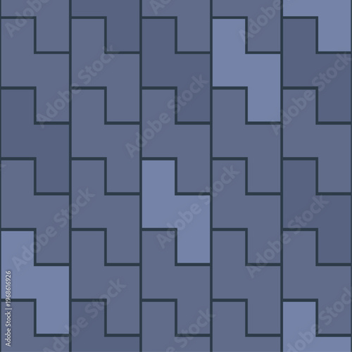 Interlocking pavement block pattern creating a seamless background