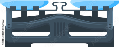 Weighing scale showing concept of balance and measurement