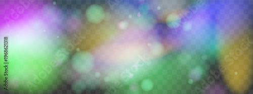 Bokeh light blurred on dark background. Defocused blinking stars and sparks. Abstract vector illustration.