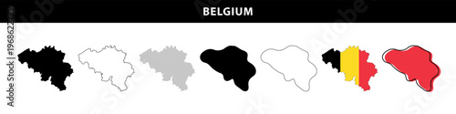Map of Belgium