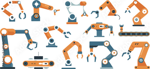 Detective office vector set with investigator workplace elements, police department interior, desk and evidence clue board cartoon collection