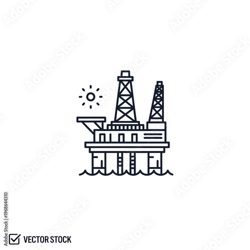 Offshore Oil Rig Platform Structure 3.