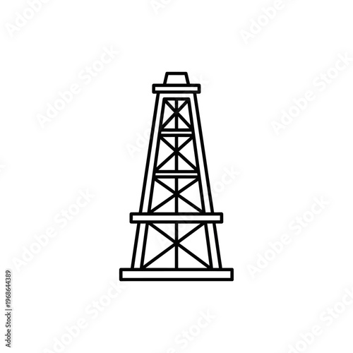 Oil Rig Drilling Tower Structure.