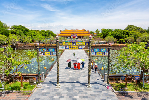 Wallpaper Mural The Inner Bridge and Ceremonial Gate in Hue Torontodigital.ca