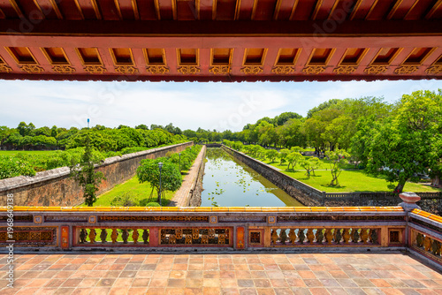 Wallpaper Mural Inner Imperial Building and Gallery in Hue Torontodigital.ca