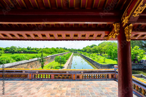 Wallpaper Mural Inner Imperial Building and Gallery in Hue Torontodigital.ca