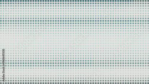 Teal Square Halftone Seamless Geometric Pattern Minimal Background
