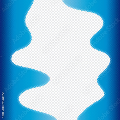 Karofenster Spalte blau