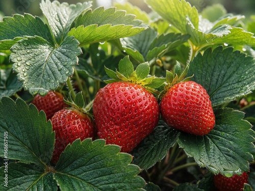 strawberry in the garden