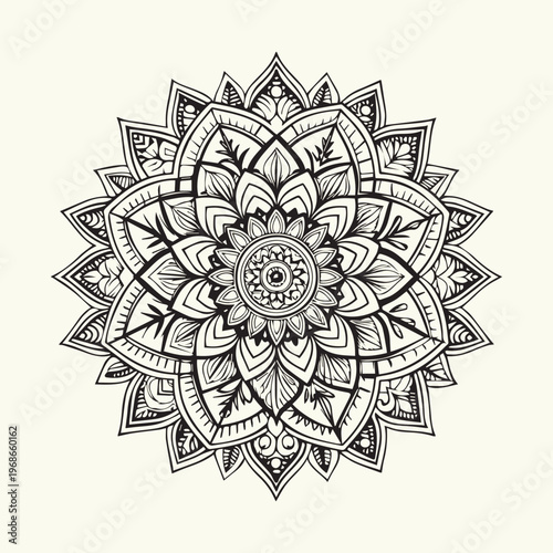 Intricate Mandala Illustration