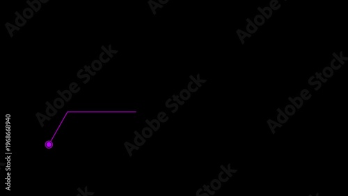 Hud callout rectangle text box animation. HUD graphics around the edges for use in movies, Technological HUD template callout. Motion graphics of hud callout icon. 4k video animation 4k video...