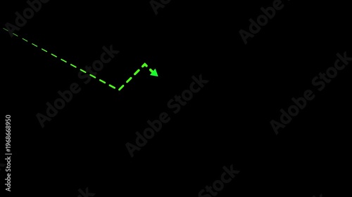 Cost reduction business finance idea on the transparent background. Motion graphics of budget management and cost management concept. 4k video animation 4k video...