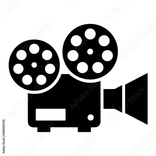 movie camera vector illustration