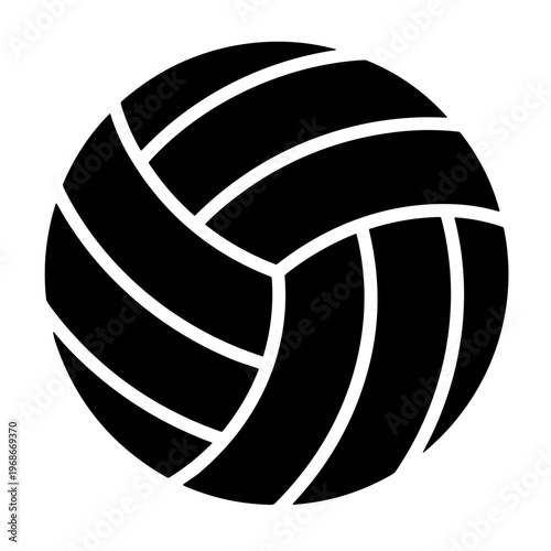 vector illustration of a volleyball