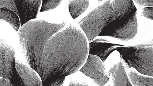 Wind currents formed by overlapping lines, a vector background, a seamless pattern.

