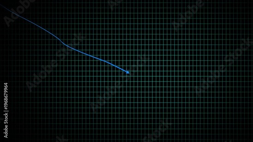 Business whaite arrow and graph chart, Business line arrow, improvement, business strategy, arrow rising up 4k video... Abstract arrow growth chart of economy icon red color animated down to up arrow