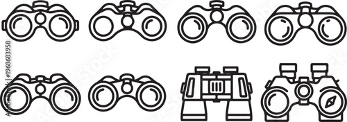 Black and white line drawings of various vehicles including cars, bicycles, and trucks Vector