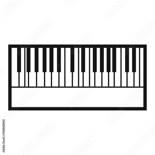 Piano Keyboard CNC Cut Design
