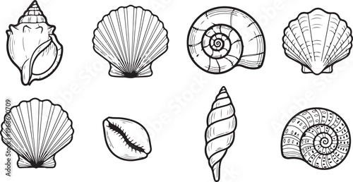 Assorted ancient artifacts including coins amulets and jewelry illustrating history Vector