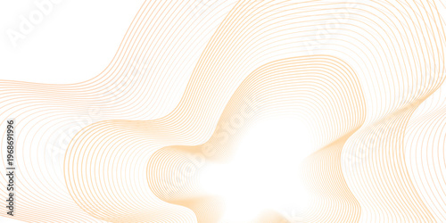 Abstract minimal background with smooth flowing wavy lines, thin parallel curves forming organic shapes, elegant modern design