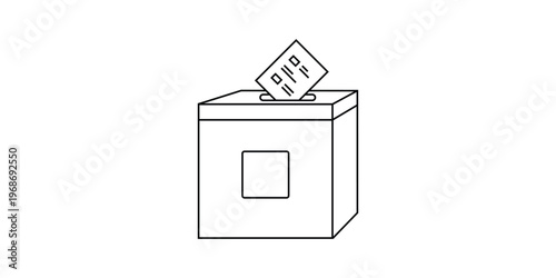 vote box, voting ballot box election vote